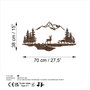 Wallity Rusty Landscape 1 - Accesorio Decorativo de Pared de Metal Antiquation